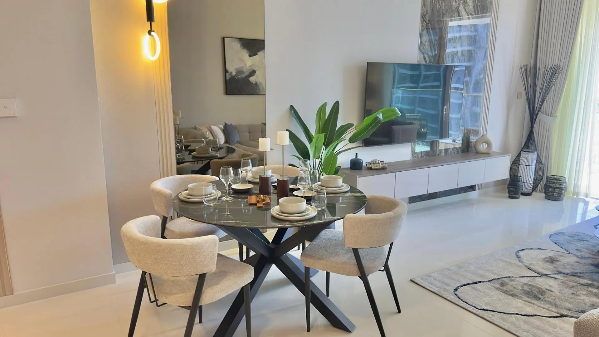 1Br Grand Bleu T2 In Emaar Beach Front By Vibel Dubai Daire