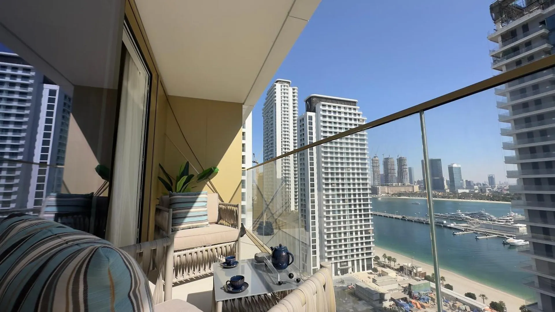 아파트 Guest Favorite 1Br Designer Apt With Beach Access By Vibel 두바이 아랍에미리트