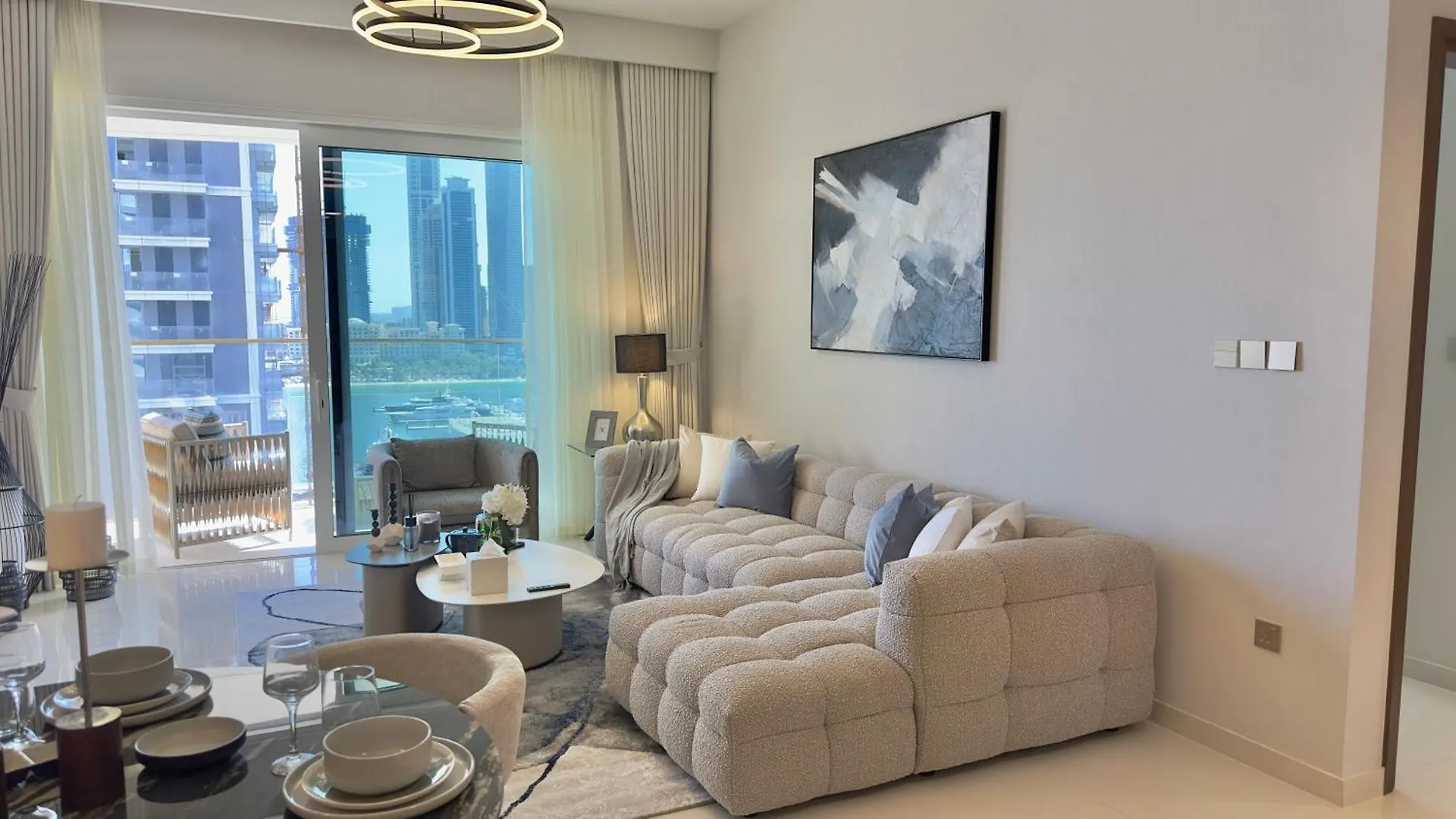 Guest Favorite 1Br Designer Apt With Beach Access By Vibel 두바이 0*,