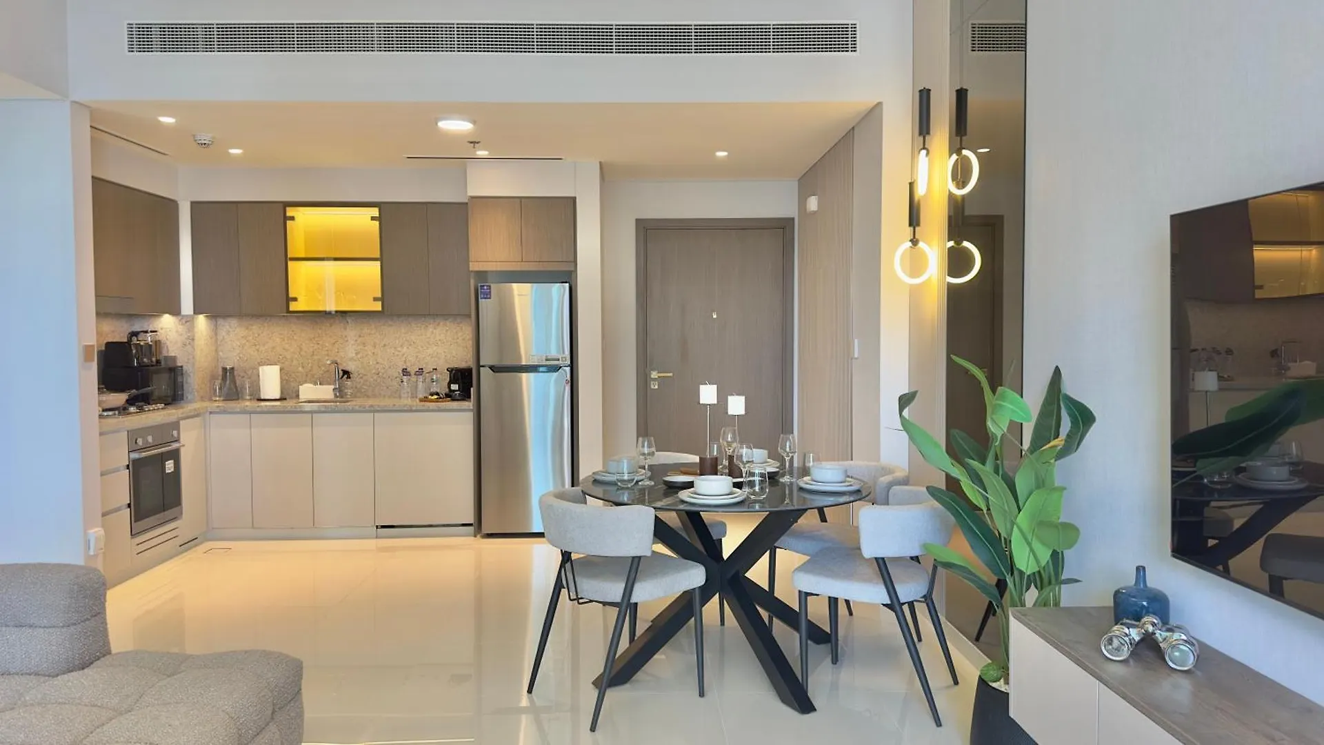 Guest Favorite 1Br Designer Apt With Beach Access By Vibel 두바이 아파트