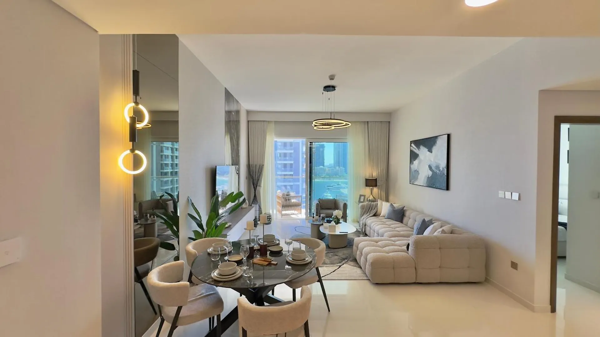 Guest Favorite 1Br Designer Apt With Beach Access By Vibel 두바이 0*,  아랍에미리트