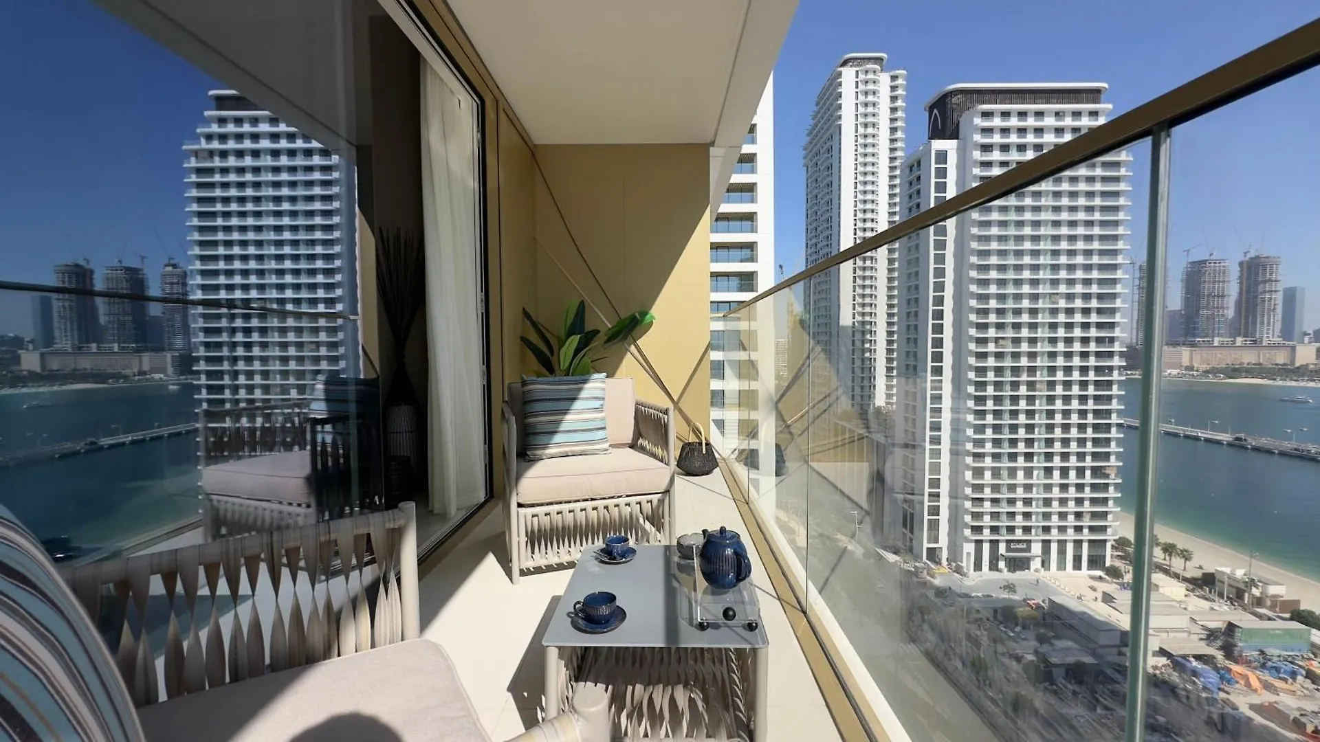 Guest Favorite 1Br Designer Apt With Beach Access By Vibel 두바이 0*,  아랍에미리트